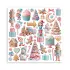Stamperia Candy Christmas 12x12 Inch Paper Pack Maxi (Single Face) (SBBXLB27)